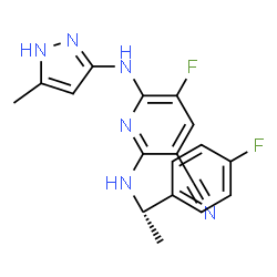 ChemSpider 2D Image | AZ 960 | C18H16F2N6