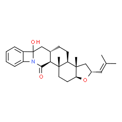 ChemSpider 2D Image | (2R,3aS,3bR,5aS,12aS,12bS,14aS)-6a-Hydroxy-3a,12b-dimethyl-2-(2-methyl-1-propen-1-yl)-2,3,3a,3b,4,5,5a,6,6a,12a,12b,13,14,14a-tetradecahydro-12H-[1]benzazeto[1,2-b][1]benzofuro[4,5-h]isoquinolin-12-on
e | C27H35NO3
