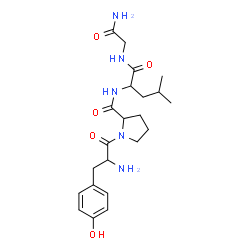 ChemSpider 2D Image | Tyr-pro-leu-gly-NH2 | C22H33N5O5