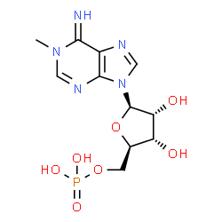 ChemSpider 2D Image | N(1)-methyladenosine 5'-monophosphate | C11H16N5O7P