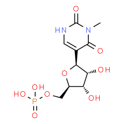 ChemSpider 2D Image | N(3)-methylpseudouridine 5'-monophosphate | C10H15N2O9P