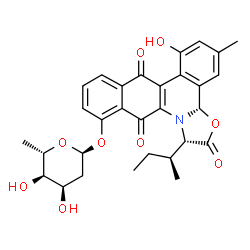 ChemSpider 2D Image | Jadomycin B | C30H31NO9