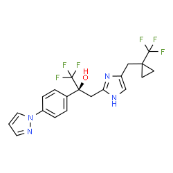 ChemSpider 2D Image | MK-5046 | C20H18F6N4O