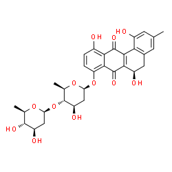 ChemSpider 2D Image | Landomycin D | C31H34O12