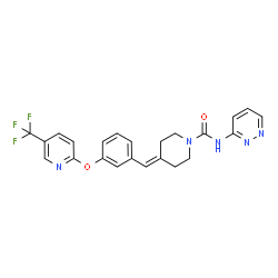 ChemSpider 2D Image | PF-4457845 | C23H20F3N5O2