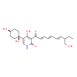ChemSpider 2D Image | Torrubiellone B, (cis)- | C22H29NO6