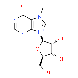 ChemSpider 2D Image | 7-Methyl-7-hydroinosine | C11H15N4O5