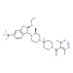 ChemSpider 2D Image | INCB-9471 | C30H40F3N5O2