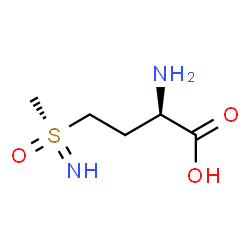 ChemSpider 2D Image | (2R)-2-Amino-4-(S-methylsulfonimidoyl)butanoic acid | C5H12N2O3S
