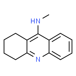ChemSpider 2D Image | 1,2,3,4-Tetrahydro-9-methylaminoacridine | C14H16N2