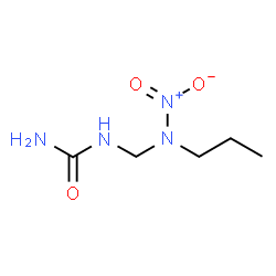 ChemSpider 2D Image | 1-{[Nitro(propyl)amino]methyl}urea | C5H12N4O3