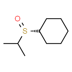 ChemSpider 2D Image | [(S)-Isopropylsulfinyl]cyclohexane | C9H18OS