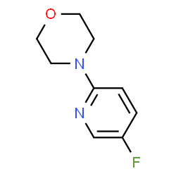 ChemSpider 2D Image | 4-(5-Fluoro-2-pyridinyl)morpholine | C9H11FN2O