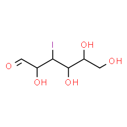 ChemSpider 2D Image | 3-Deoxy-3-iodohexose | C6H11IO5