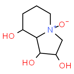 ChemSpider 2D Image | Octahydro-1,2,8-indolizinetriol 4-oxide | C8H15NO4