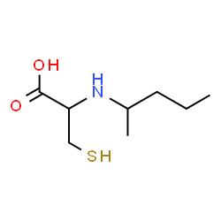 ChemSpider 2D Image | N-2-Pentanylcysteine | C8H17NO2S