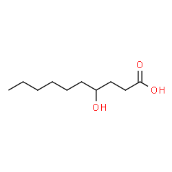 ChemSpider 2D Image | 4-Hydroxydecanoic acid | C10H20O3