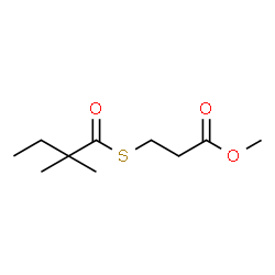 ChemSpider 2D Image | methyl 3-(2,2-dimethylbutanoylthio)propanoate | C10H18O3S