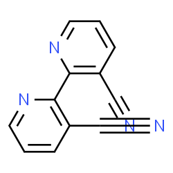 ChemSpider 2D Image | 2,2'-Bipyridine-3,3'-dicarbonitrile | C12H6N4