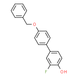 ChemSpider 2D Image | 4'-(Benzyloxy)-3-fluoro-4-biphenylol | C19H15FO2