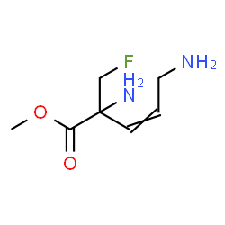 ChemSpider 2D Image | Methyl 2,5-diamino-2-(fluoromethyl)-3-pentenoate | C7H13FN2O2
