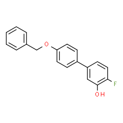 ChemSpider 2D Image | 4'-(Benzyloxy)-4-fluoro-3-biphenylol | C19H15FO2