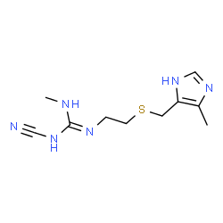 ChemSpider 2D Image | Cimetidine | C10H16N6S