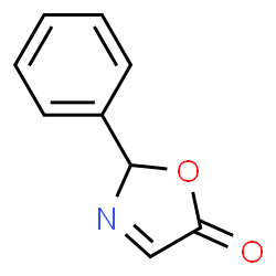 ChemSpider 2D Image | 2-Phenyl-1,3-oxazol-5(2H)-one | C9H7NO2