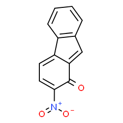 ChemSpider 2D Image | 2-Nitro-1H-fluoren-1-one | C13H7NO3