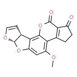 ChemSpider 2D Image | (+)-Aflatoxin B1 | C17H12O6