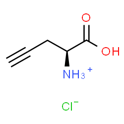 ChemSpider 2D Image | L-Propargylglycine | C5H8ClNO2