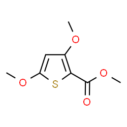 ChemSpider 2D Image | Methyl 3,5-dimethoxy-2-thiophenecarboxylate | C8H10O4S
