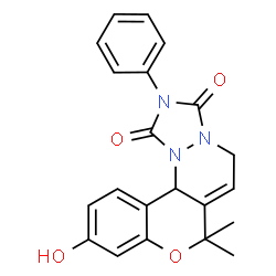 ChemSpider 2D Image | Inflachromene | C21H19N3O4