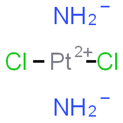 ChemSpider 2D Image | Dichloroplatinum(2+) diazanide | H4Cl2N2Pt