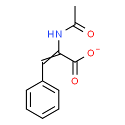 ChemSpider 2D Image | 2-Acetamido-3-phenylacrylate | C11H10NO3