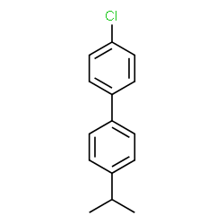 ChemSpider 2D Image | 4-Chloro-4'-isopropylbiphenyl | C15H15Cl