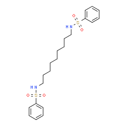 ChemSpider 2D Image | N,N'-1,9-Nonanediyldibenzenesulfonamide | C21H30N2O4S2