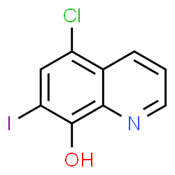 ChemSpider 2D Image | Clioquinol | C9H5ClINO