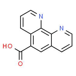 ChemSpider 2D Image | 1,10-Phenanthroline-5-carboxylic acid | C13H8N2O2