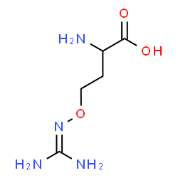 ChemSpider 2D Image | DL-Canavanine | C5H12N4O3