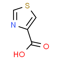 ChemSpider 2D Image | Thiazole-4-carboxylic acid | C4H3NO2S