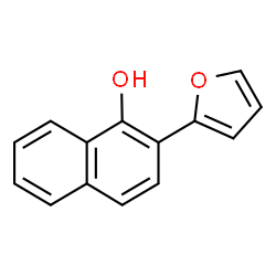 ChemSpider 2D Image | 2-(2-Furyl)-1-naphthol | C14H10O2