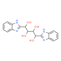 ChemSpider 2D Image | 1,4-Bis(1H-benzimidazol-2-yl)-1,2,3,4-butanetetrol | C18H18N4O4