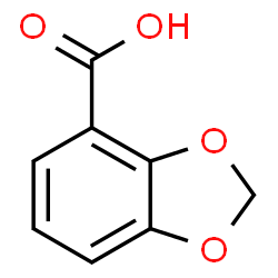 ChemSpider 2D Image | 1,3-BENZODIOXOLE-4-CARBOXYLIC ACID | C8H6O4