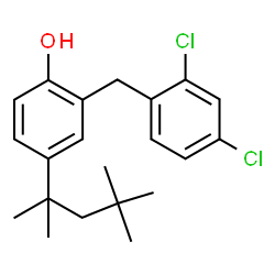 ChemSpider 2D Image | Clofoctol | C21H26Cl2O