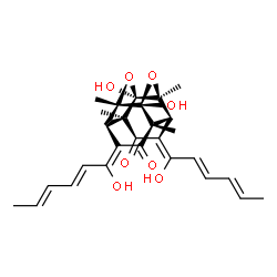 ChemSpider 2D Image | trichodimerol | C28H32O8