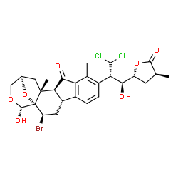 ChemSpider 2D Image | nakiterpiosin | C27H31BrCl2O7