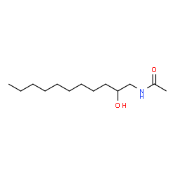 ChemSpider 2D Image | N-(2-Hydroxyundecyl)acetamide | C13H27NO2