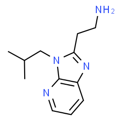 ChemSpider 2D Image | 2-(3-Isobutyl-3H-imidazo[4,5-b]pyridin-2-yl)ethanamine | C12H18N4