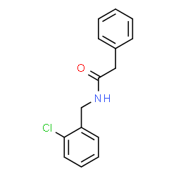 ChemSpider 2D Image | N-(2-Chlorobenzyl)-2-phenylacetamide | C15H14ClNO